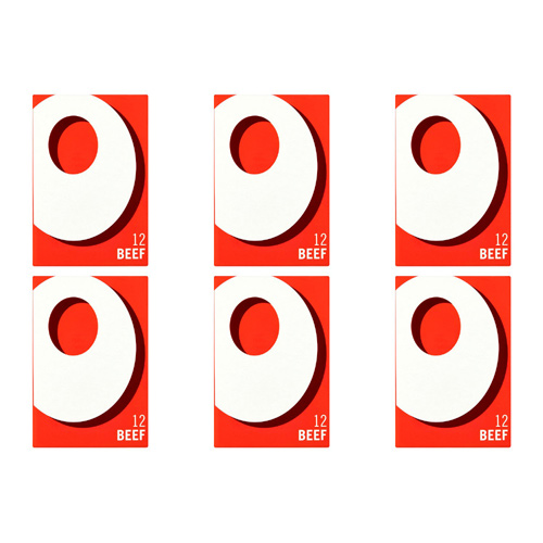 Oxo Beef Stock Cubes 12 Pack (Bulk Buy Pack Of 6)