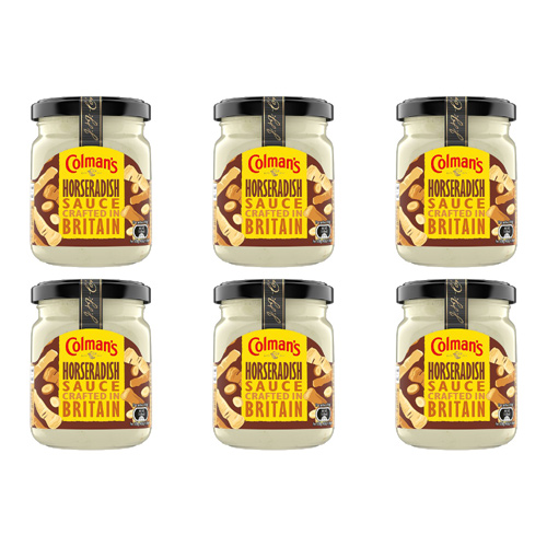 Colmans Horseradish Sauce (Bulk Buy Pack Of 6)