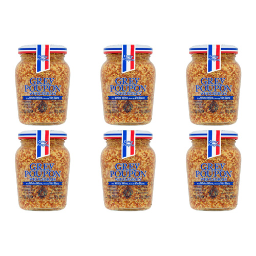 Grey Poupon Old Style Mustard (Bulk Buy Pack Of 6)