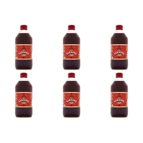 Sarsons Malt Vinegar Large (Bulk Buy Pack Of 6)