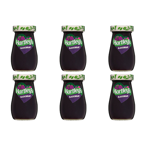 Hartleys Blackcurrant Jam (Bulk Buy Pack Of 6)