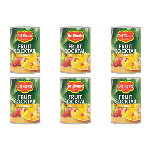 Del Monte Fruit Cocktail in Juice (Bulk Buy Pack Of 6)