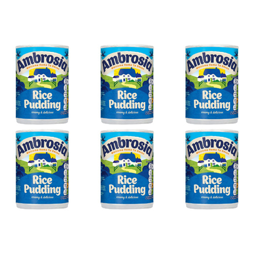 Ambrosia Creamed Rice Pudding (Bulk Buy Pack Of 6)