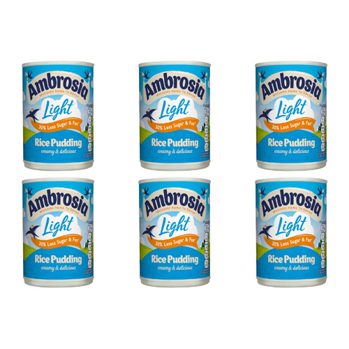 Ambrosia Low Fat Rice Pudding (Bulk Buy Pack Of 6)