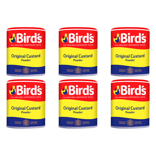 Birds Custard Powder Original (Bulk Buy Pack Of 6)