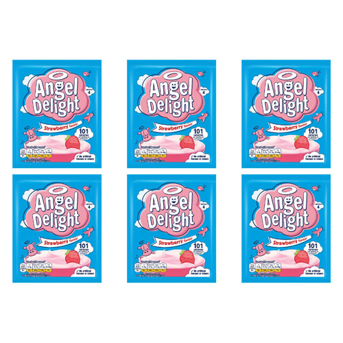 Angel Delight Strawberry (Bulk Buy Pack Of 6)