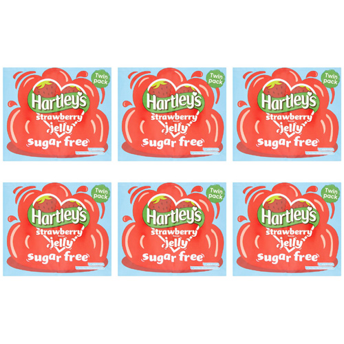 Hartleys Sugar Free Strawberry Jelly (Bulk Buy Pack Of 6)