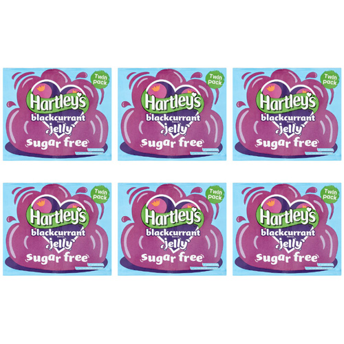 Hartleys Sugar Free Blackcurrant Jelly (Bulk Buy Pack Of 6)