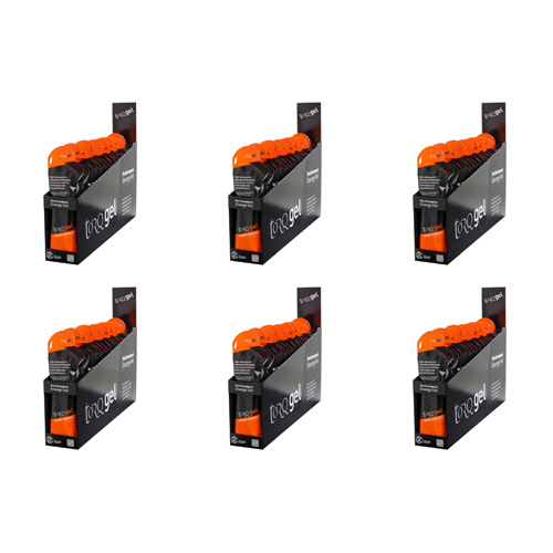 Torq Orange And Banana Energy Gels 15 Pack (Bulk Buy Pack Of 6)