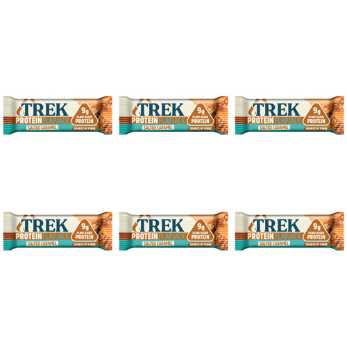 Trek Salted Caramel Protein Flapjack (Bulk Buy Pack Of 6)