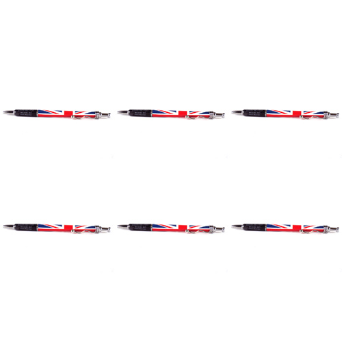 Union Jack Wavy Pen (Bulk Buy Pack Of 6)