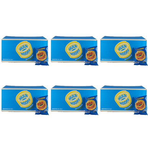 Hula Hoops Salt Vinegar - 32 x 34g (Bulk Buy Pack Of 6)