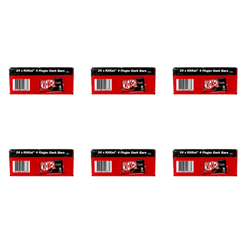 Nestle Kitkat 4 Finger Dark - 24 x 41.5g (Bulk Buy Pack Of 6)