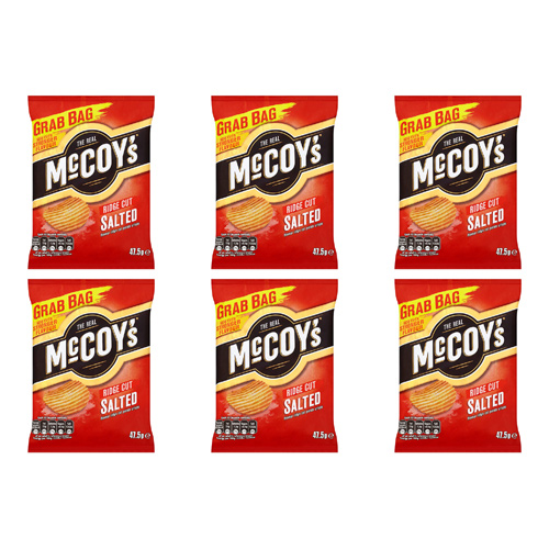 McCoys Ready Salted 26 x 45g (Bulk Buy Pack Of 6)