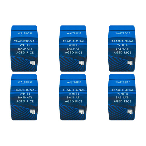 Waitrose Basmati Aromatic Rice (Bulk Buy Pack Of 6)