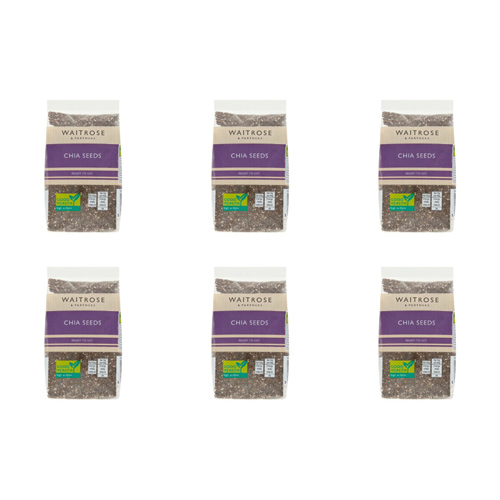 Waitrose Chia Seeds (Bulk Buy Pack Of 6)