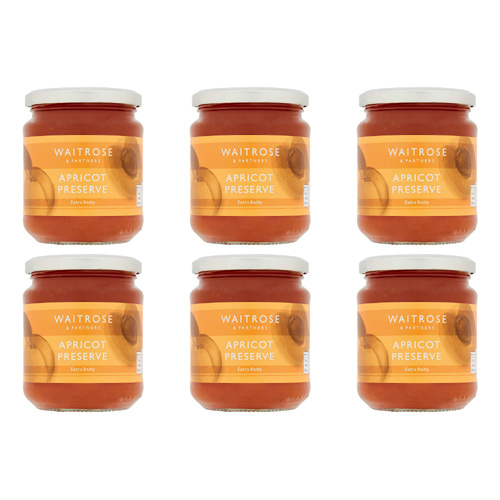 Waitrose Apricot Preserve (Bulk Buy Pack Of 6)