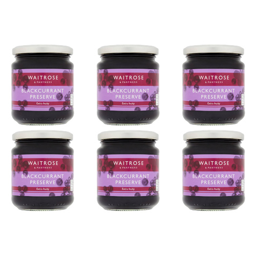 Waitrose Preserve Blackcurrant (Bulk Buy Pack Of 6)