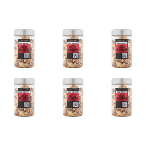 Waitrose Cooks Ingredients Shitake Mushrooms (Bulk Buy Pack Of 6)
