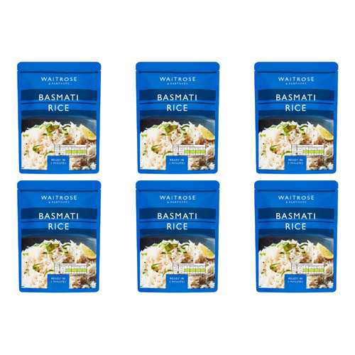 Waitrose & Partners Basmati Rice (Bulk Buy Pack Of 6)