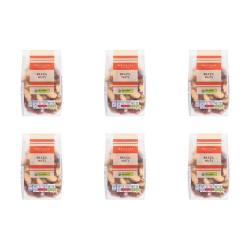 Waitrose Brazil Nuts (Bulk Buy Pack Of 6)