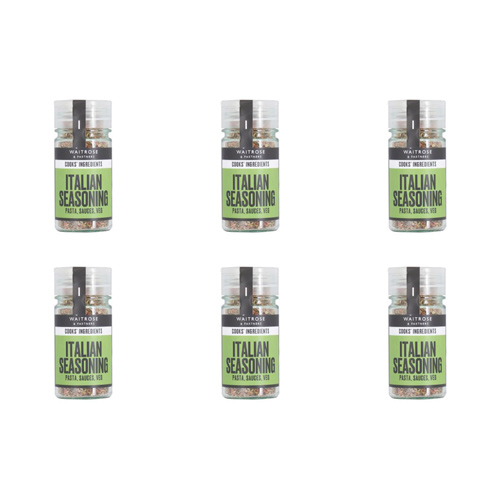Waitrose Cooks Ingredients Organic Italian Seasoning (Bulk Buy Pack Of 6)