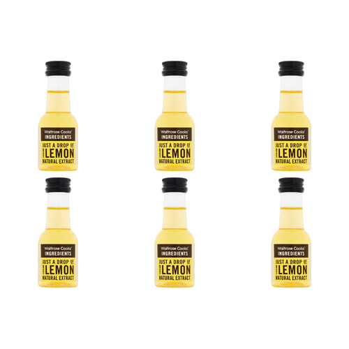 Waitrose Cooks Ingredients Sicilian Lemon Extract (Bulk Buy Pack Of 6)