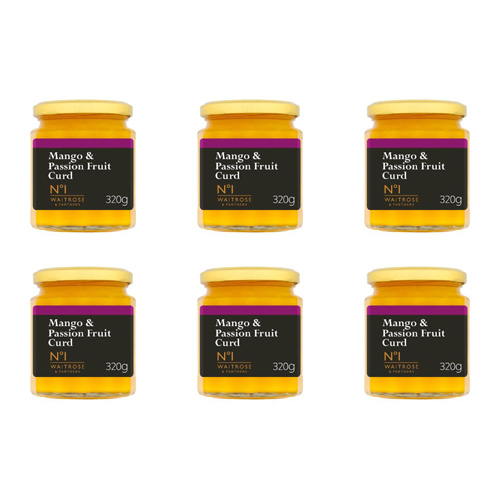Waitrose & Partners No.1 Passionfruit Curd (Bulk Buy Pack Of 6)
