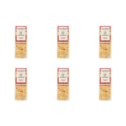 Waitrose Fine Egg Noodles (Bulk Buy Pack Of 6)