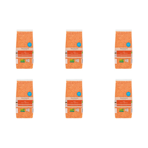 Waitrose Red Split Lentils (Bulk Buy Pack Of 6)