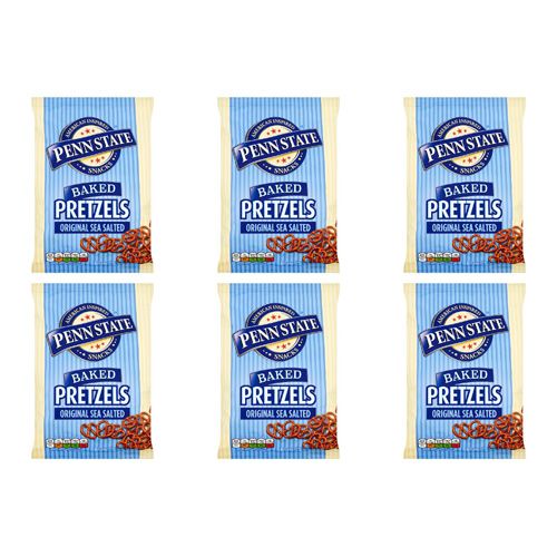 Penn State Salted Pretzels (Bulk Buy Pack Of 6)