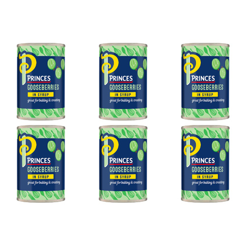 Princes Gooseberries (Bulk Buy Pack Of 6)