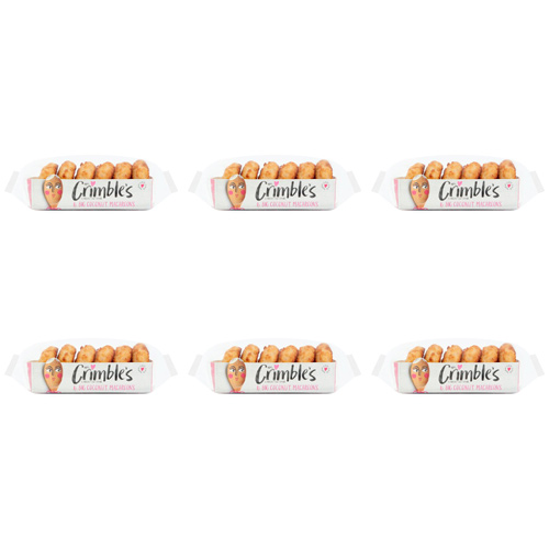 Mrs Crimbles Free From Large Coconut Macaroons 6 Pack (Bulk Buy Pack Of 6)