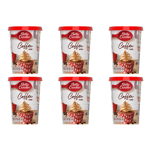 Betty Crocker Coffee Icing (Bulk Buy Pack Of 6)
