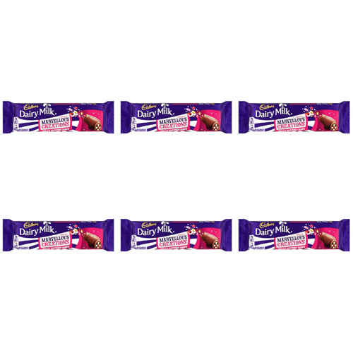 Cadbury Dairy Milk Marvellous Creations Jelly Candy Bar (Bulk Buy Pack Of 6)