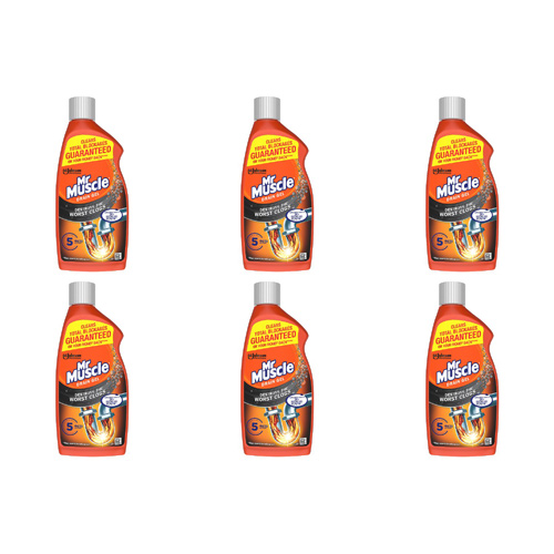 Mr Muscle Kitchen & Bathroom Drain Gel (Bulk Buy Pack Of 6)