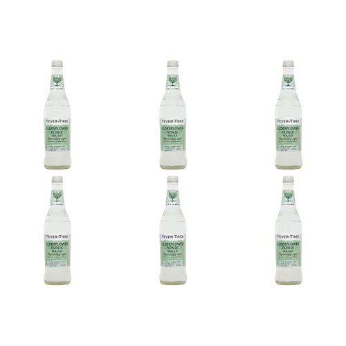 Fever-Tree Elderflower Refreshingly Light Tonic Water (Bulk Buy Pack Of 6)
