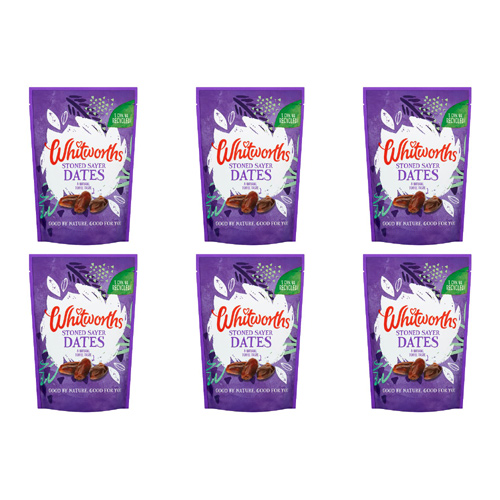Whitworths Stoned Dates (Bulk Buy Pack Of 6)