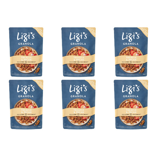 Lizi's Treacle & Pecan Granola (Bulk Buy Pack Of 6)