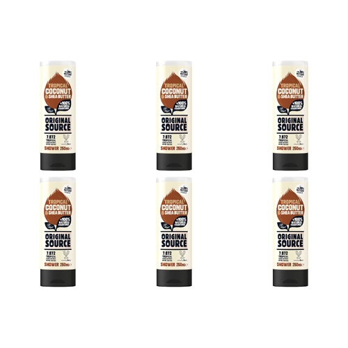 Original Source Coconut & Butter Shea Shower Gel (Bulk Buy Pack Of 6)