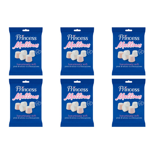 Princess Marshmallows (Bulk Buy Pack Of 6)