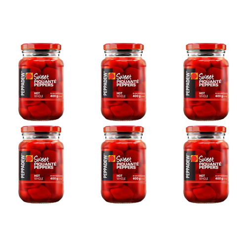 Peppadew Hot Peppers (Bulk Buy Pack Of 6)