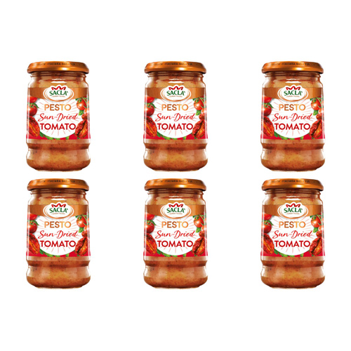 Sacla Sun Dried Tomato Pesto (Bulk Buy Pack Of 6)