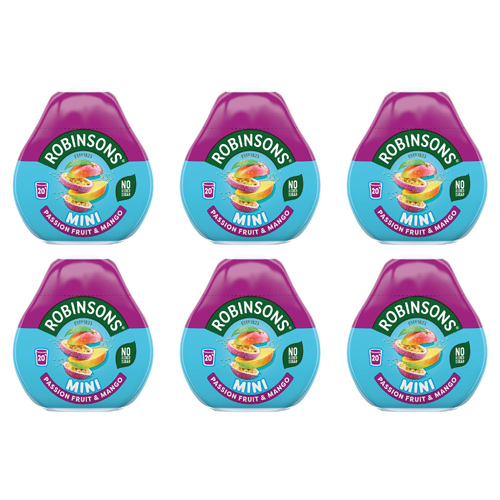 Robinsons Mini Passionfruit & Mango (Bulk Buy Pack Of 6)