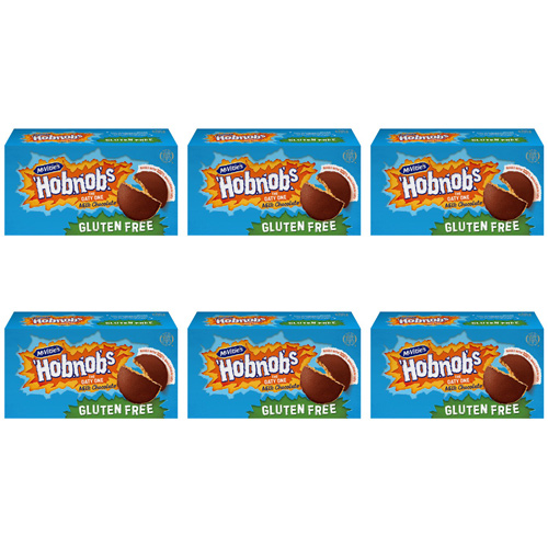 McVities Gluten Free Milk Chocolate Hob Nobs (Bulk Buy Pack Of 6)
