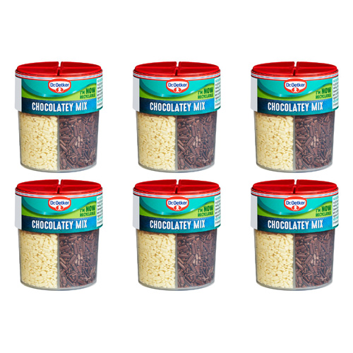 Dr. Oetker Chocolatey Mix 4 Cell (Bulk Buy Pack Of 6)