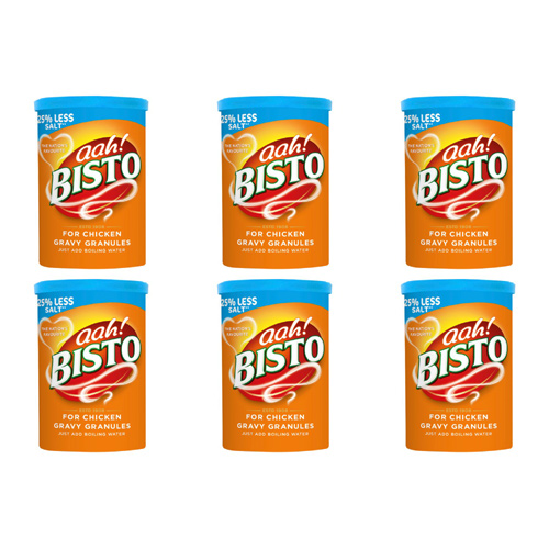 Bisto Reduced Salt Chicken Granules (Bulk Buy Pack Of 6)