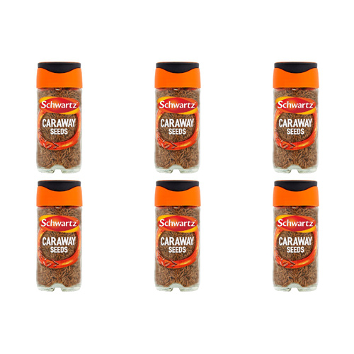 Schwartz Caraway Seeds (Bulk Buy Pack Of 6)