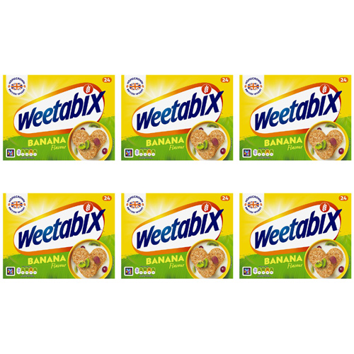 Weetabix Banana 24 Pack (Bulk Buy Pack Of 6)
