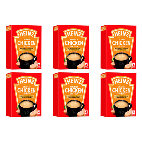Heinz Cream Of Chicken Cup Soup (Bulk Buy Pack Of 6)